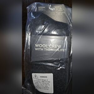 Alpine Design Wool Crew Socks - Black